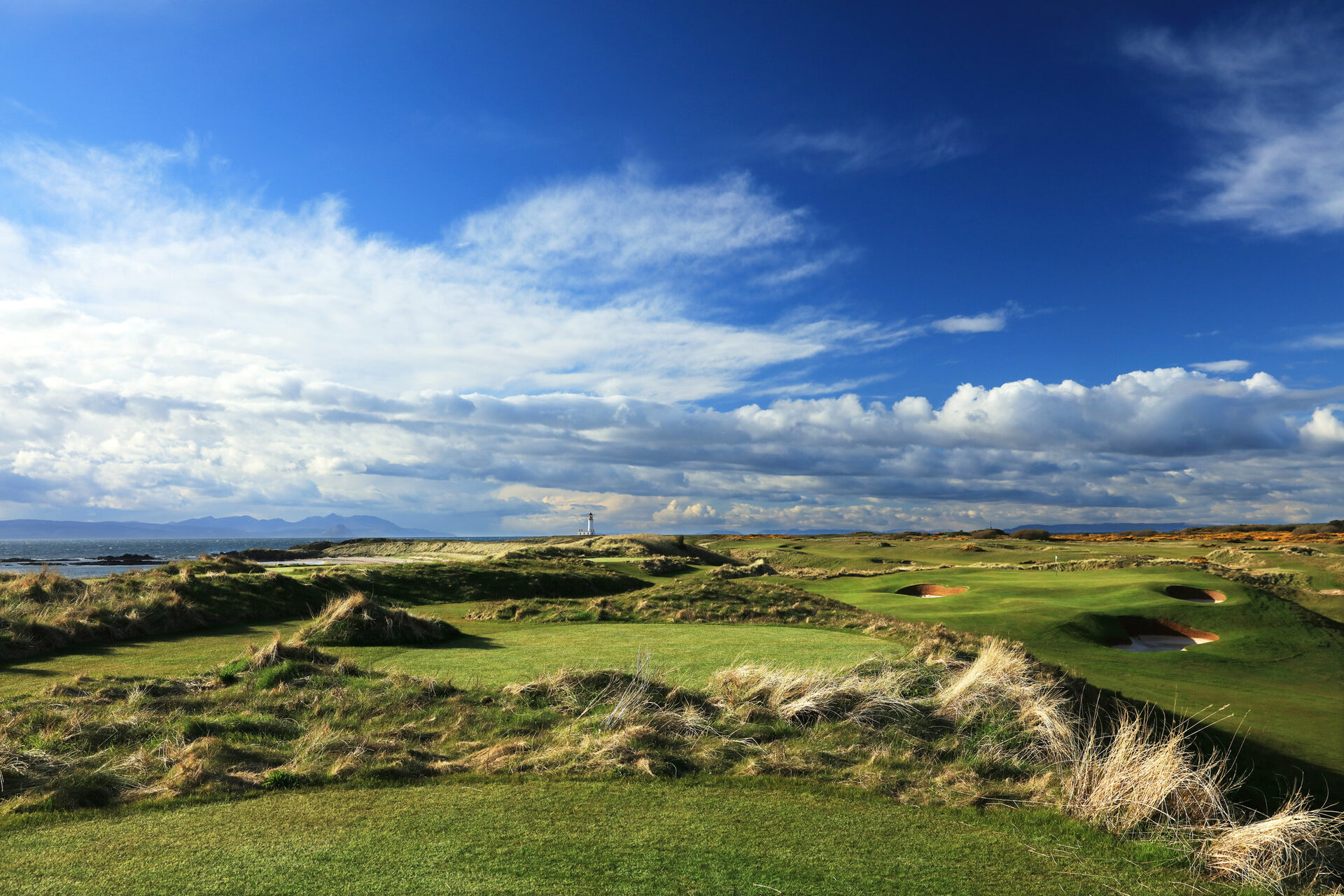 Turnberry's Ailsa Course and lighthouse on the Ayrshire coast